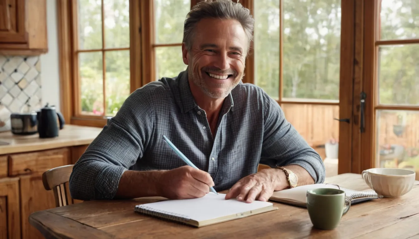 A homeowner reviewing a written estimate at the kitchen table